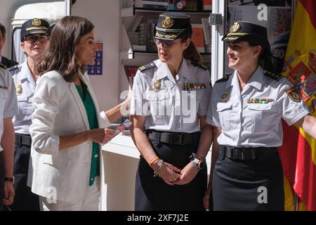 La regina Letizia di Spagna partecipa all'inaugurazione della Fiera del Libro di Madrid 2024 con: Regina Letizia di Spagna dove: Madrid, Spagna quando: 31 maggio 2024 credito: Oscar Gonzalez/WENN Foto Stock