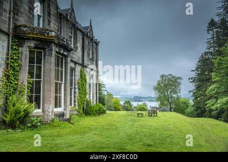 Geografia / viaggi, Gran Bretagna, Scozia, Ardanaiseig Castle Hotel sul Loch Awe, Kilchrenan, DIRITTI-AGGIUNTIVI-CLEARANCE-INFO-NOT-AVAILABLE Foto Stock