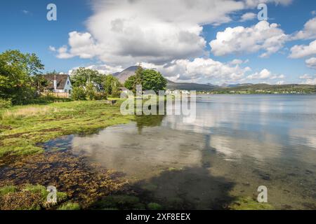 Geografia / viaggi, Gran Bretagna, Scozia, paesaggio costiero vicino a Broadford, Isola di Skye, ULTERIORI DIRITTI-AUTORIZZAZIONE-INFO-NON-DISPONIBILI Foto Stock