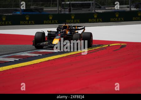 Spielberg/Austria - 28 GIUGNO 2024, n. 1 Max Verstappen (NDL, Red Bull Racing), prove libere al Red Bull Ring davanti alle qualifiche per la Formula 1 2024 Foto Stock