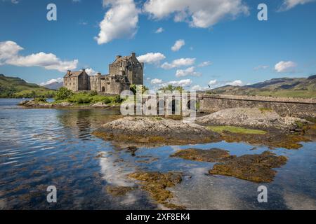 Geografia / viaggi, Gran Bretagna, Scozia, Castello di Eilean Donan sul Loch Alsh, Kyle, ULTERIORI-DIRITTI-CLEARANCE-INFO-NON-DISPONIBILI Foto Stock