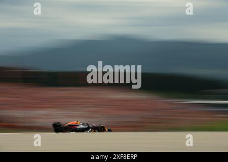 Spielberg/Austria - 28 GIUGNO 2024, #11 Sergio Perez (mex, Red Bull Racing), prove libere al Red Bull Ring davanti alle qualifiche per la Formula 1 A 2024 Foto Stock