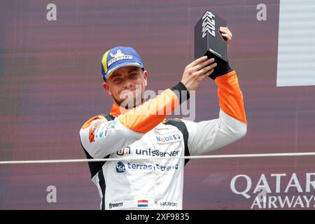 Spielberg, Austria. 30 giugno 2024. #24 Kas Haverkort (NL, Uniserver by Team GP Elite), Porsche Mobil 1 Supercup al Red Bull Ring il 30 giugno 2024 a Spielberg, Austria. (Foto di HOCH ZWEI) credito: dpa/Alamy Live News Foto Stock