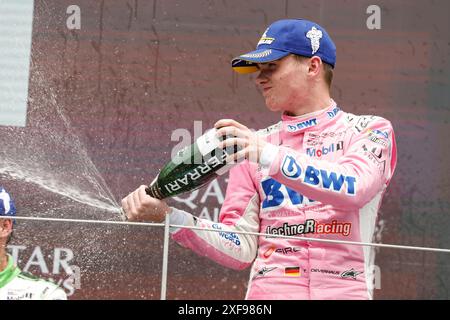 Spielberg, Austria. 30 giugno 2024. #3 Theo Oeverhaus (D, BWT Lechner Racing), Porsche Mobil 1 Supercup al Red Bull Ring il 30 giugno 2024 a Spielberg, Austria. (Foto di HOCH ZWEI) credito: dpa/Alamy Live News Foto Stock