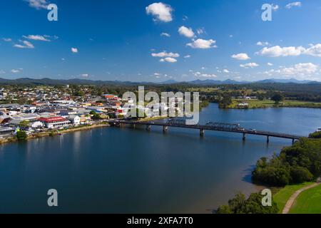 La pittoresca cittadina di Macksville nella Mid North Coast, New South Wales, Australia. Foto Stock