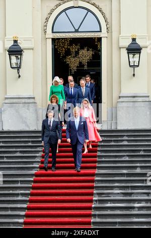 L'Aia, Paesi Bassi. 2 luglio 2024. DEN HAAG, 02-07-2024, Paleis Huis Ten Bosch presentazione del nuovo gabinetto al Palazzo Huis Ten Bosh. Credito: dpa Picture Alliance/Alamy Live News Foto Stock