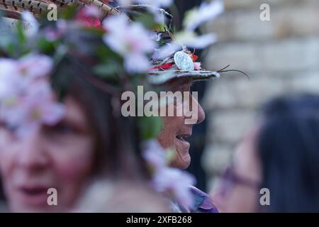 Uomini Morris, May Morning, Oxford Foto Stock