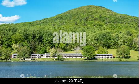 Peaks of Otter Lodge in Virginia Blue Ridge Mountains, Stati Uniti Foto Stock