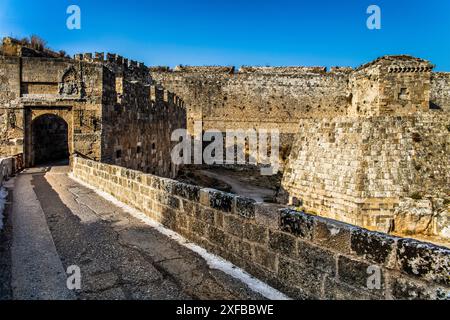 Geografia / viaggi, Grecia, Rodi, Rodi, città vecchia, mura della città, porta di Sant'Atanasio, ULTERIORI DIRITTI-INFORMAZIONI-NON-DISPONIBILI Foto Stock