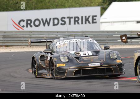 Ralf BOHN (DEU) / Robert RENAUER (DEU) / Morris SCHURING (NDL) / Alfred RENAUER (DEU, #91, Porsche 911 GT3 R (992), Team: Herberth Motorsport (DEU), Motorsport, Crowdstrike 24H di Spa, Belgien, Spa-Francorchamps, 29.06.2024 foto: Eibner-Pressefoto/Juergen Augst Foto Stock