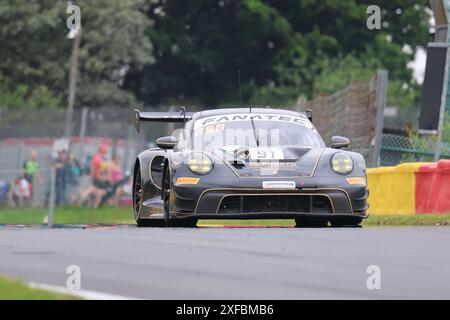 Ralf BOHN (DEU) / Robert RENAUER (DEU) / Morris SCHURING (NDL) / Alfred RENAUER (DEU, #91, Porsche 911 GT3 R (992), Team: Herberth Motorsport (DEU), Motorsport, Crowdstrike 24H di Spa, Belgien, Spa-Francorchamps, 29.06.2024 foto: Eibner-Pressefoto/Juergen Augst Foto Stock