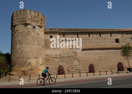 Gli aspetti dell'interno dell'Alcázar dei monarchi cristiani sono esposti, che fa parte del centro storico di Cordova, un complesso dichiarato patrimonio dell'umanità dall'UNESCO, a Cordova, Andalusia, Spagna, il 2 luglio, 2024. (foto di Cristian Leyva/NurPhoto) credito: NurPhoto SRL/Alamy Live News Foto Stock