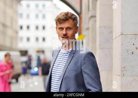 Jens Atzorn beim ZDF si riuniscono Empfang am 2.07.2024 im Rahmen vom Filmfest Muenchen Foto Stock