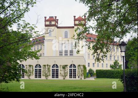 Palazzo storico a Lübbenau, Spreewald, Germania Foto Stock