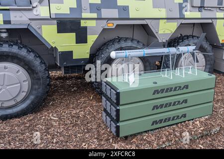 BOXER Skyranger 30, carro armato antiaereo. Sistema d'assalto di difesa aerea a corto raggio da Rheinmetall Foto Stock