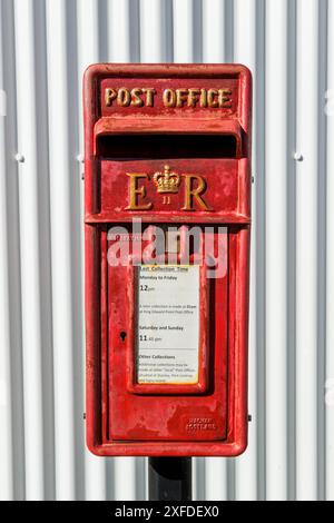 Ufficio postale e negozio, Grytviken, King Edward Cove, Georgia del Sud, martedì 28 novembre 2023. Foto: David Rowland / One-Image.com Foto Stock