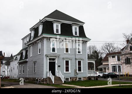 La casa di Allen in Brunswick Street nel centro di Fredericton, New Brunswick, Canada Foto Stock