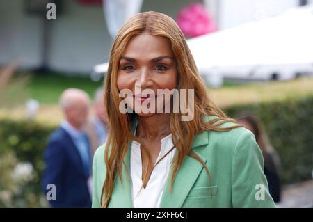 Valerie Morris Campbell bei der CHIO Media Night auf der CHIO Aachen-Gelände. Aachen, 02.07.2024 *** Valerie Morris Campbell alla CHIO Media Night on the CHIO Aachen Grounds Aachen, 02 07 2024 foto:XR.xSchmiegeltx/xFuturexImagex chio medianight 4714 Foto Stock