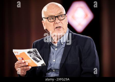 ARNHEM - Evert Ten Napel durante il National Football Coaches Congress a Papendal. Il premio viene assegnato annualmente al miglior formatore dell'Eredivisie. ANP ROB ENGELAAR Foto Stock