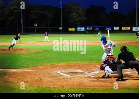 Batte alla Cape Cod Baseball League Foto Stock