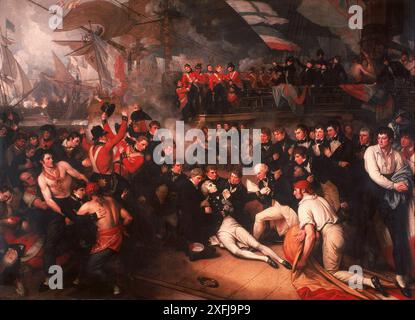 Benjamin West - la morte di Nelson 1806 Foto Stock