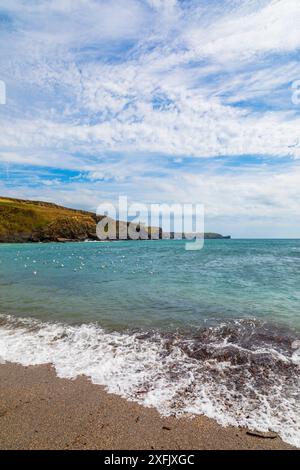 Church Cove Beach Gunwalloe Cornwall Foto Stock