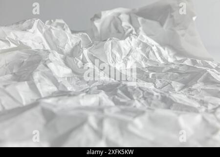 Imita la forma delle montagne con i materiali DuPont, Tyvek. Foto Stock