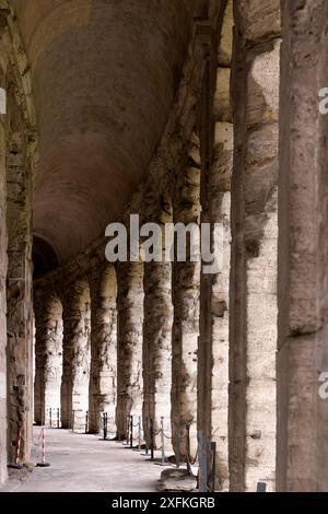 Il Teatro di Marcello (Theatrum Marcelli, Teatro di Marcello) - antico teatro all'aperto a Roma, Italia Foto Stock