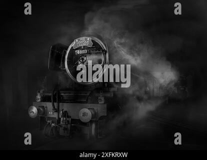Il Flying Scotsman Steam Engine Foto Stock
