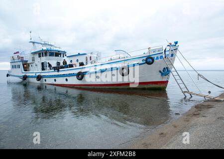 Crociera subacquea "Valeria" sul lago Baikal, Siberia, Russia. Foto Stock