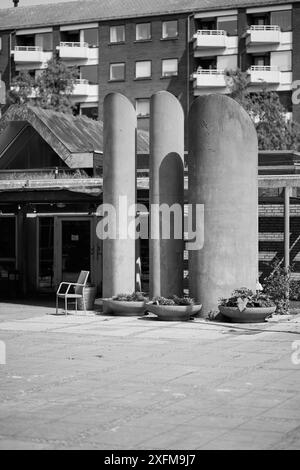 Sølund Plejecenter, casa di riposo, progettata da Stadsarkitektens Direktorat, costruita nel 1976-1981; Copenaghen, Danimarca Foto Stock