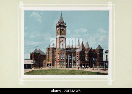 New Orleans vintage. Tribunale. La. USA, anni 1900 Foto Stock