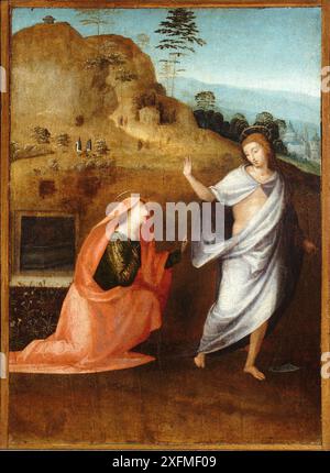 Noli me Tangere. Museo: Galleria Nazionale di Palazzo Spinola, Genova. Autore: Frà Bartolomeo (Baccio della porta). Foto Stock