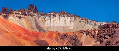 Vulcano Tunupa, Uyuni, Bolivia. Dicembre 2016. Foto Stock