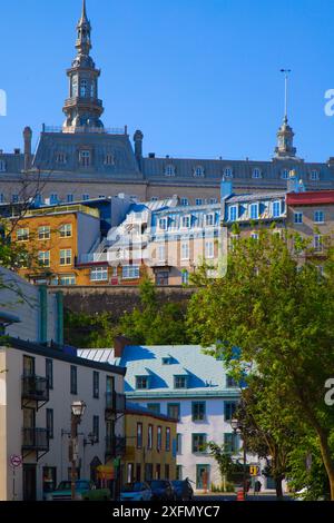 Canada, Quebec City, skyline, Seminaire, Foto Stock