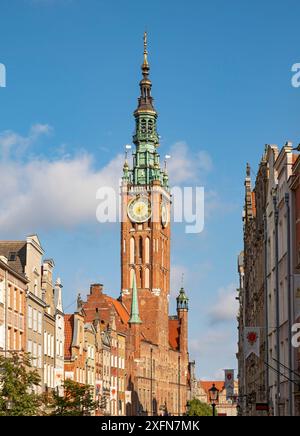 Ratusz - Municipio principale, Danzica, Gdańsk, Polonia Foto Stock