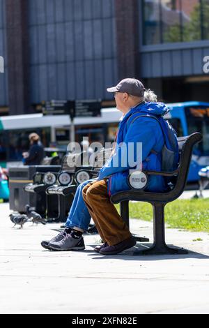 Scene di strada intorno a Newcastle upon Tyne Foto Stock