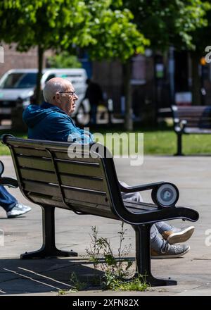 Scene di strada intorno a Newcastle upon Tyne Foto Stock