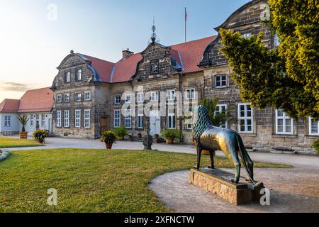 Bilder aus dem Schloßpark Blankenburg Foto Stock