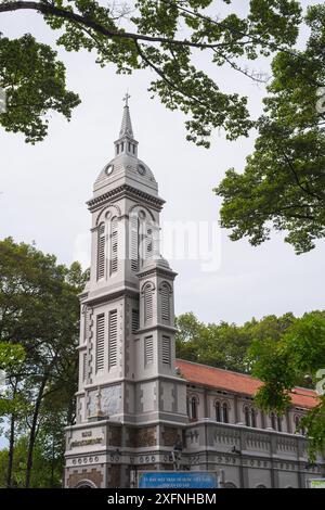 Ho chi Minh City, Vietnam - 22 giugno 2024: Chiesa di Santa Giovanna d'Arco. Foto Stock