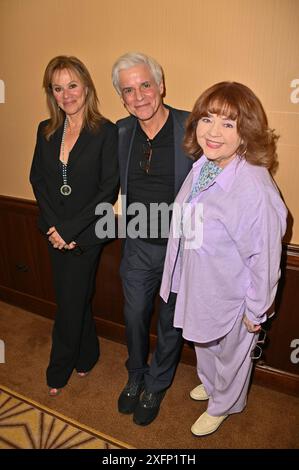 Glendale CA USA - 4 maggio 2024: Nancy Lee Grahn, Christian LeBlanc, Patrika Darbo partecipa alla raccolta fondi di Daytime Unites adatta per ALS One. Foto Stock