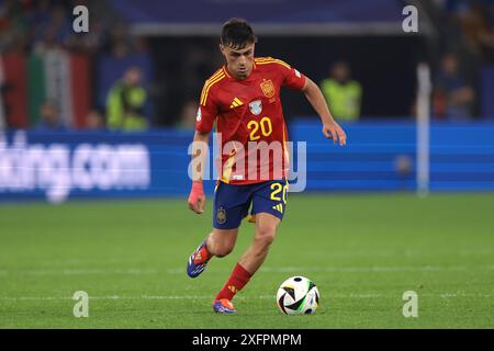 Gelsenkirchen, Germania, 20 giugno 2024. Pedri di Spagna durante la partita dei Campionati europei UEFA all'Arena Aufschalke di Gelsenkirchen. Il credito immagine dovrebbe essere: Jonathan Moscrop / Sportimage Foto Stock