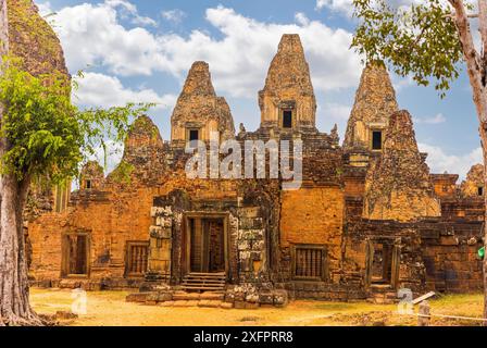 Tempio pre Rup vicino a Siem Ream, Cambogia Foto Stock