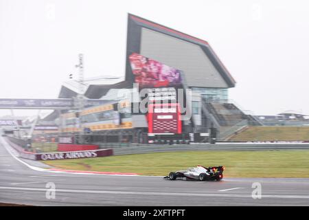 16 SCUDI Cian (gbr), HiTech Pulse-Eight, Dallara F3 2019, azione durante il 7° round del campionato FIA di Formula 3 2024 dal 5 al 7 luglio 2024 sul circuito di Silverstone, a Silverstone, Regno Unito - Photo Eric Alonso / DPPI Foto Stock