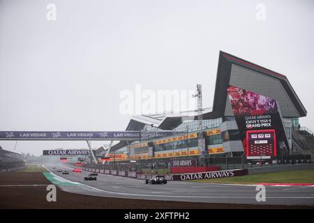 Silverstone, Regno Unito. 5 luglio 2024. Inizia la pratica durante il 7° round del Campionato FIA di Formula 3 2024 dal 5 al 7 luglio 2024 sul circuito di Silverstone, a Silverstone, Regno Unito - Photo Eric Alonso/DPPI Credit: DPPI Media/Alamy Live News Foto Stock