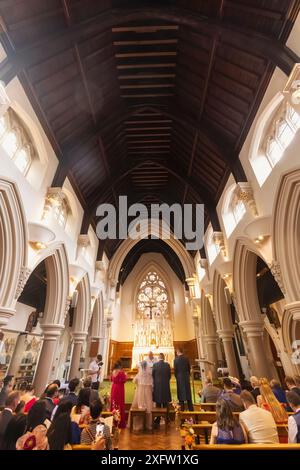 Inghilterra, Kent, Canterbury, cerimonia nuziale nella Chiesa Cattolica e Santuario di San Tommaso di Canterbury Foto Stock
