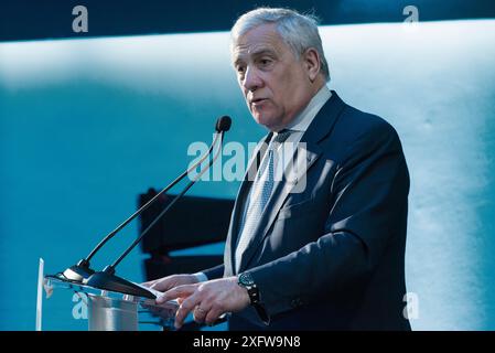 Roma, Italia. Nella foto Antonio Tajani (Ministro degli affari Esteri e della cooperazione internazionale). SOLO PER USO EDITORIALE! NON PER USO COMMERCIALE! Foto Stock