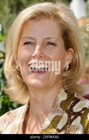 Sophie Contessa del Wessex, RHS Hampton Court Palace Flower Show, East Molesey, Surrey, Regno Unito Foto Stock