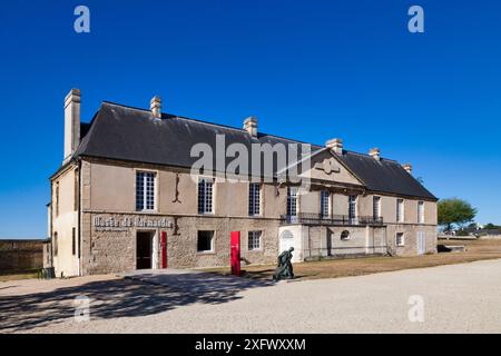 Caen, Francia - 06 agosto 2020: Il Museo della Normandia è un museo municipale della città di Caen nel dipartimento di Calvados nella regione della Normandia. Trovato Foto Stock