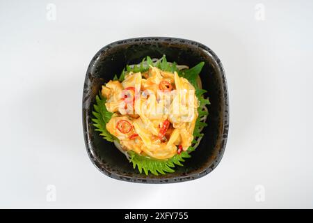 Vongole giapponese sottaceto, primo piano delle vongole Foto Stock